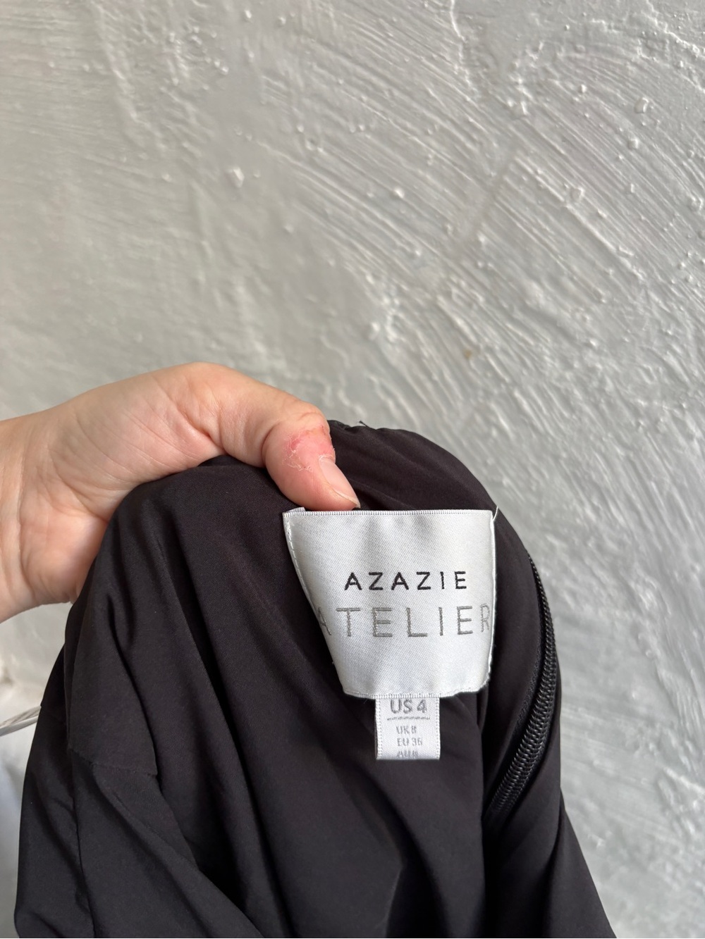 Azazie Atelier Runa Emerald Black Maxi Dress - Picture 8 of 11